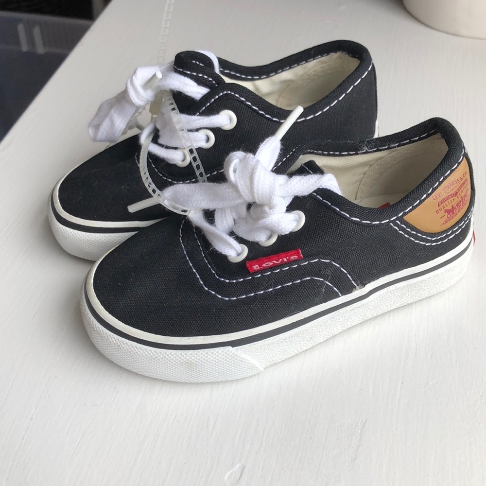 NWT Levi Strauss Black Toddler Sneakers